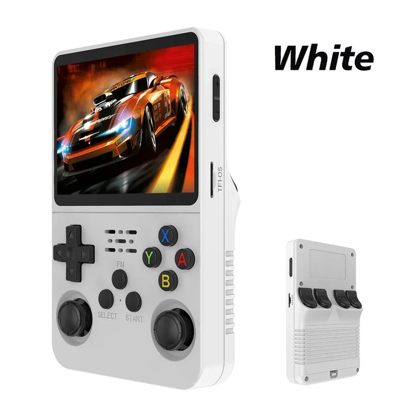 Open Source R36S Retro Handheld Video Game Console, Sistema Linux, 3.5 Polegada Tela IPS, Leitor de Bolso Portátil, 64GB, Jogos 128 GB