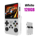 Open Source R36S Retro Handheld Video Game Console, Sistema Linux, 3.5 Polegada Tela IPS, Leitor de Bolso Portátil, 64GB, Jogos 128 GB